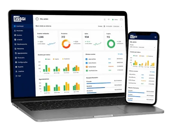 Dashboard da plataforma 3SSGI